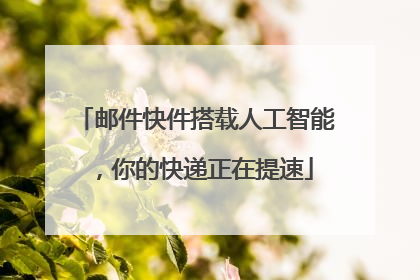 邮件快件搭载人工智能，你的快递正在提速